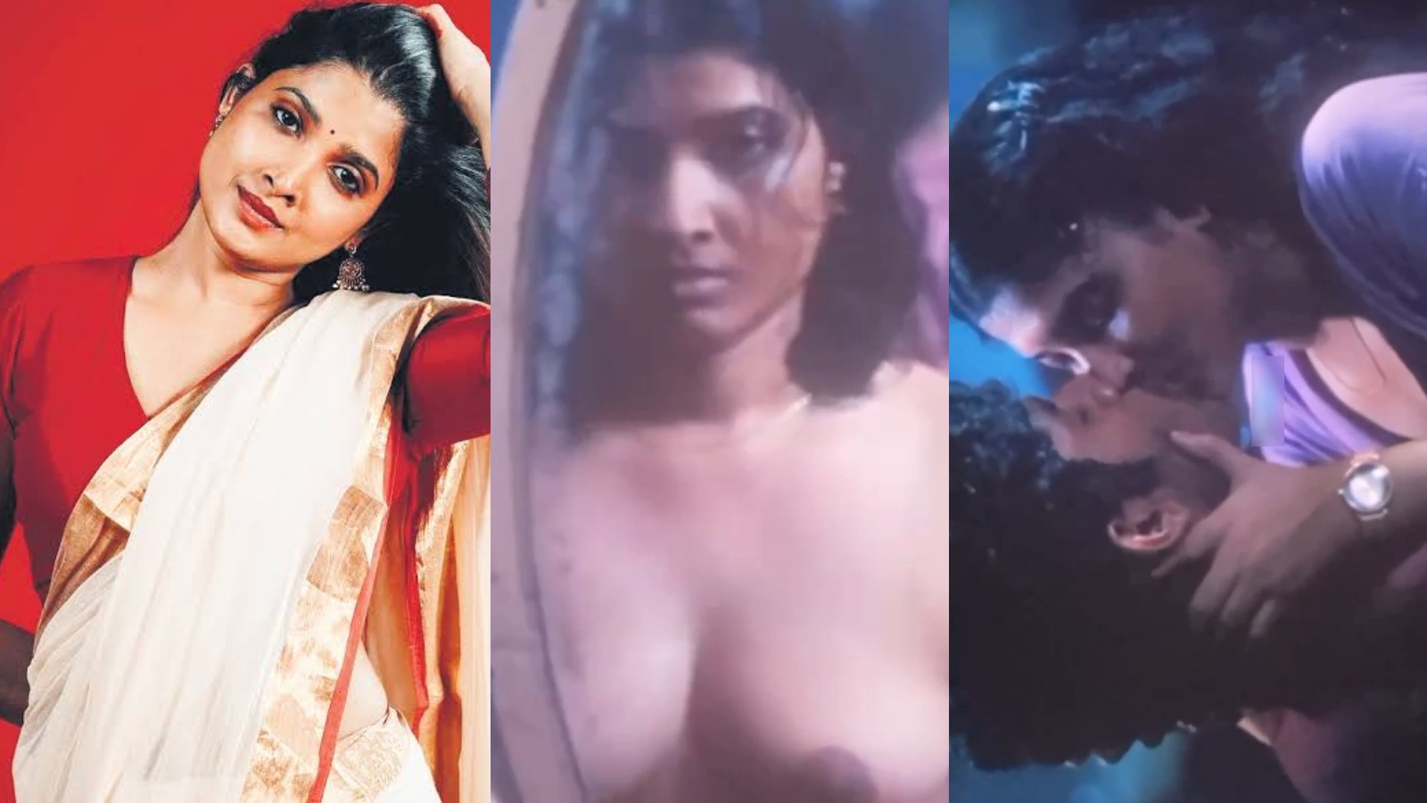 Actress Divya Prabhas Unseen Boobs Expose Malayalam Film Clip