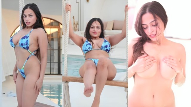 Ashwitha Most Demanded Swimming Pool Huge Boobs Viral Pops